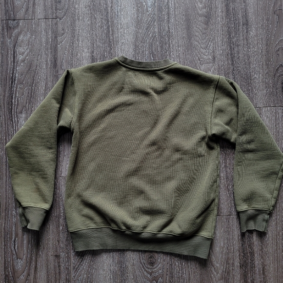 Aritzia Tna Lightweight Olive Green Boyfriend Sweater - Picture 7 of 7